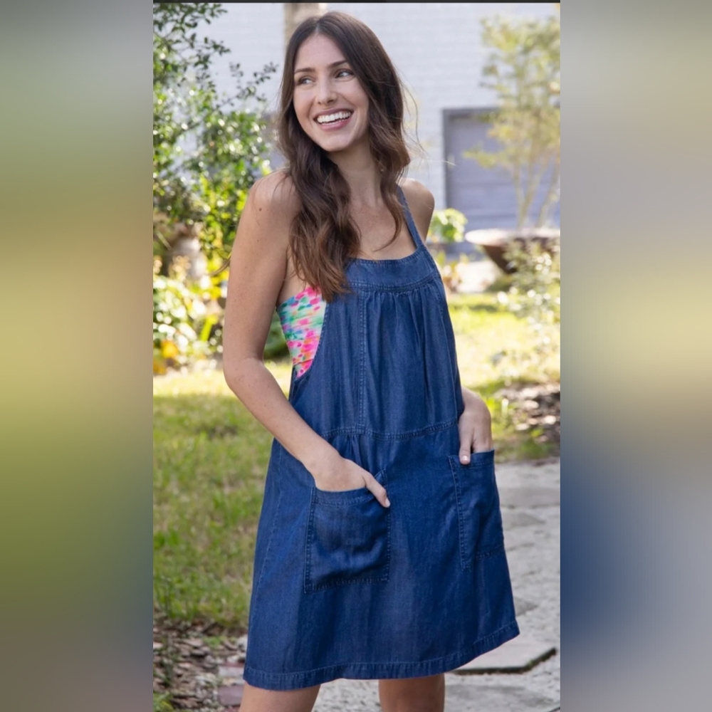 NATURAL LIFE Dakota Tie Back Dress, Size Medium